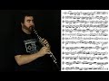 Cyrille rose  no 10 from 32 etudes for clarinet