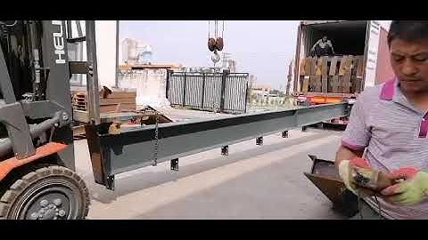 Steel beam container loading-2