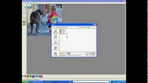 Tutorial - Crop images using Paint (Windows XP version)