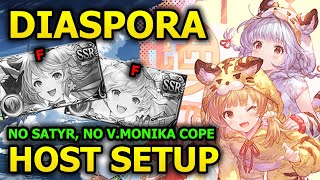 Diaspora Cope Host Setup w/o Satyr or V.Monika - Granblue Fantasy【グラブル】