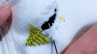 7 MENDING IDEAS to FIX Holes and SAVE Your Clothes