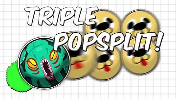 Epic Agar.io Triple pop - split / Solo and team gameplay - Private server