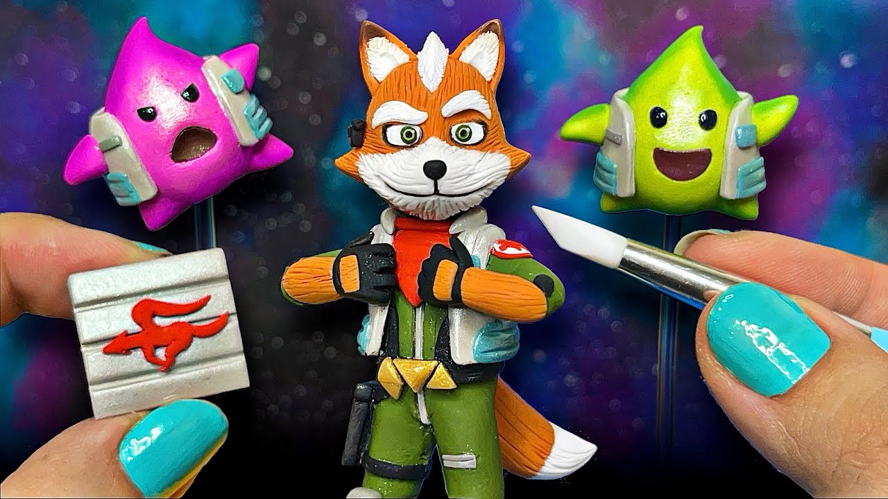 Making Fox McCloud Movie Ver. from The Super Mario Galaxy Movie | Polymer Clay