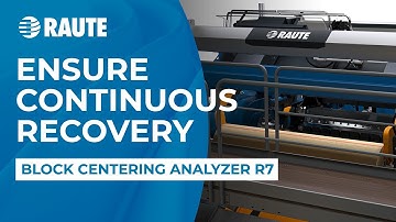 Raute Block Centering Analyzer R7 - Ensure continuous recovery with intelligent block centering