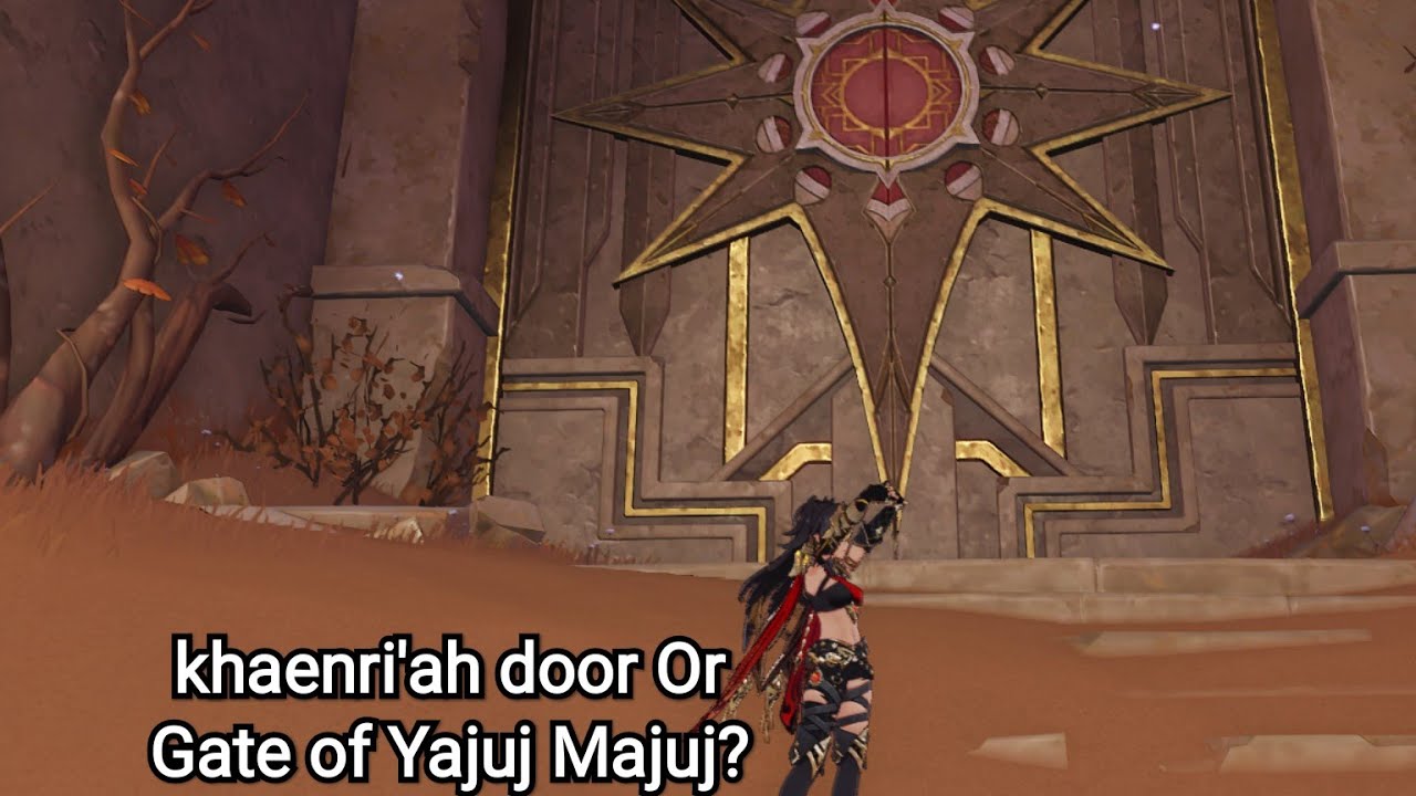 Genshin Impact 3.6 - The Gate of Yajuj Majuj Or khaenri'ah door ...