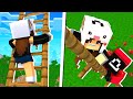 CONSTRUA E SOBREVIVA CONTRA OS APAIXONADOS DO ROUND 6 (squid game) NO MINECRAFT !