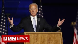 US election: Joe Biden vows to 'unify' country in victory speech - BBC News