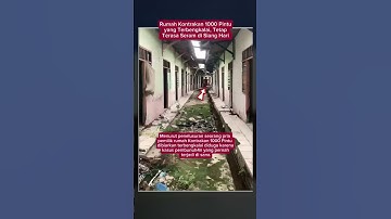 Thumbnail of Rumah Kontrakan 1000 Pintu yang Terbengkalai, Tetap Terasa Seram di Siang Hari #rumah #viralvideo