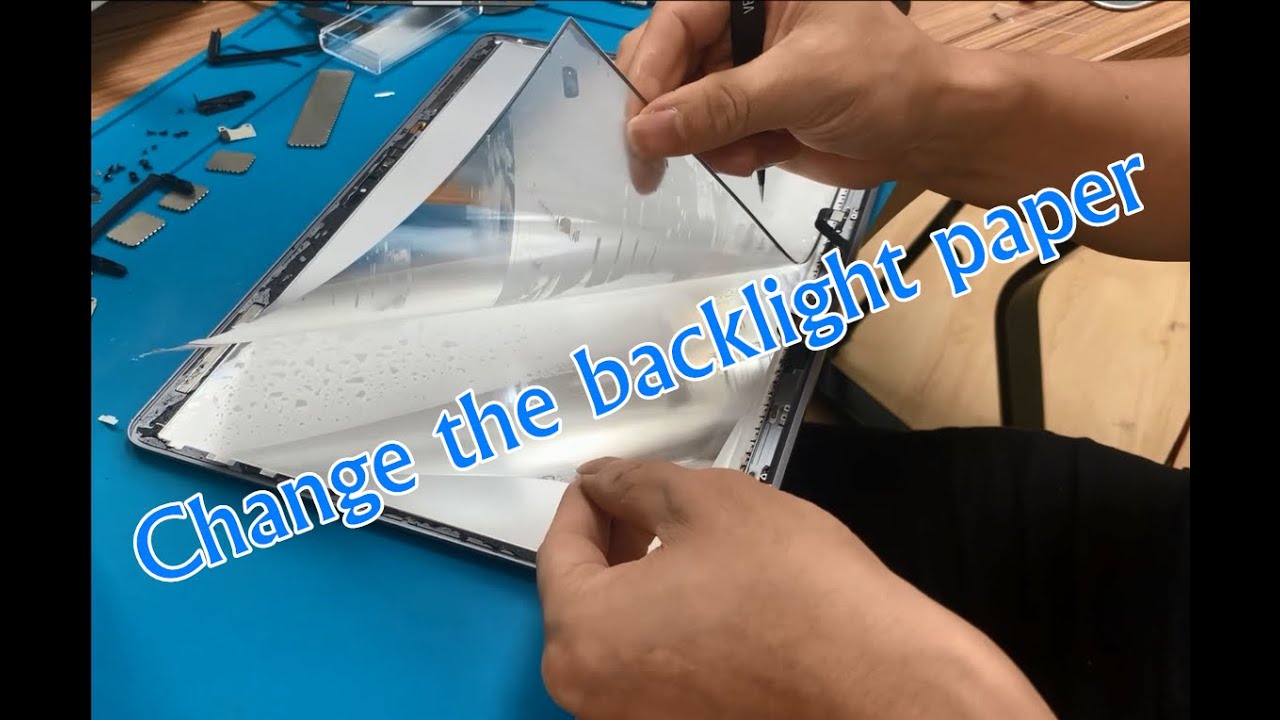 MacBook Pro A1706 water in, replace the screen backlight - YouTube