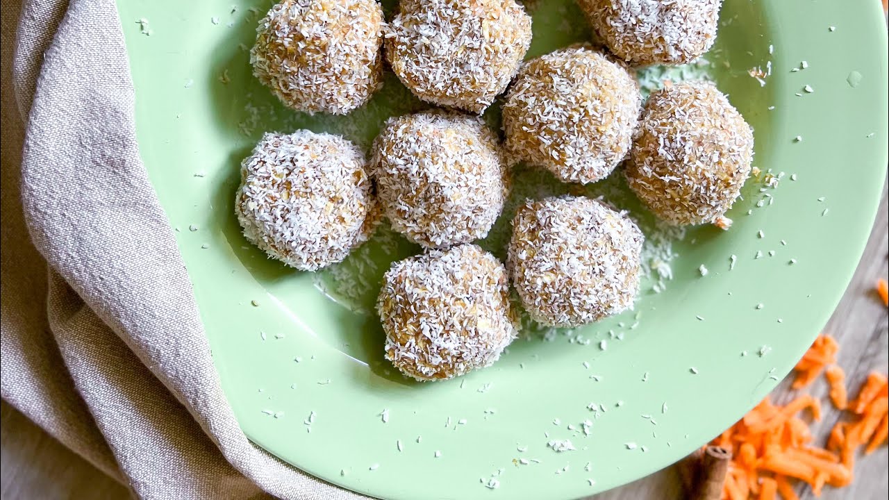 Delicious Carrot Cake Energy Balls...It's Fall, Ya'll! 🥕