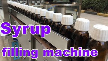 High speed syrup filling line,pharmaceutical bottling machine,liquid syrup filling machine