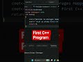 C++ Program...