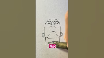 How to draw head from lower angle || Jmarron
