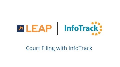 Court Filing with InfoTrack Explained