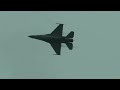 20220605航空自衛隊防府北基地　F-16　雨の中、奇跡の機動飛行！
