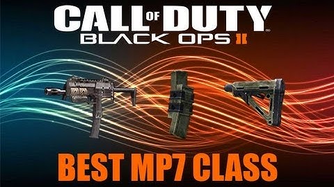 Black Ops II Best MP7 Class Setup