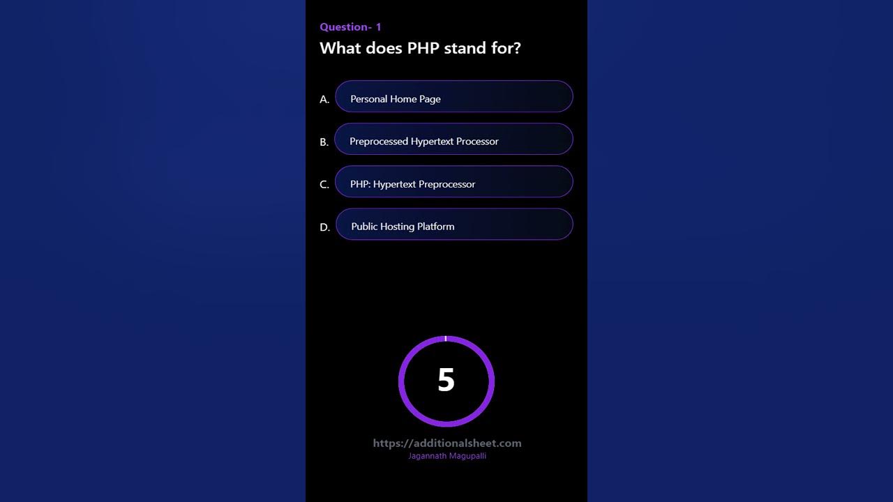 what-does-php-stand-for-youtube