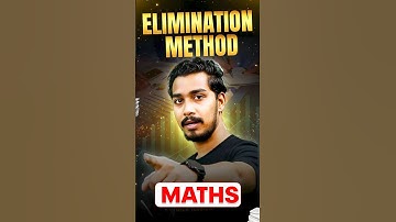 Elimination Method in 60 Seconds! 🔥 SSC 10th Maths | Rupesh Sir