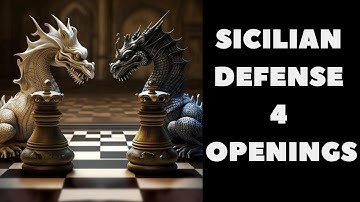 4 variants of Sicilian Defense | chess openings