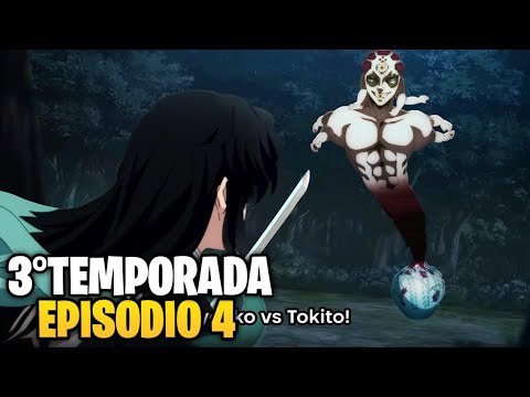 DEMON SLAYER Temporada 3 Episódio 4 DUBLADO - TOKITO VS GYOKKO Lua