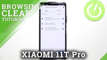 How to Clear Browser in XIAOMI 11T Pro - Clear Browsing Data