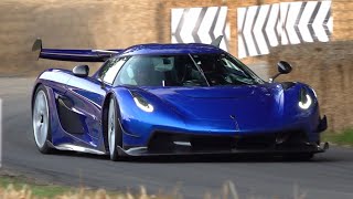 Koenigsegg Jesko Attack  Accelerations, FlyBy's, Drift & BRUTAL SOUNDS!