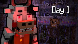 MINE Nights at Freddy's 2 - FACTORY | Day 1 | FNAF Minecraft Roleplay