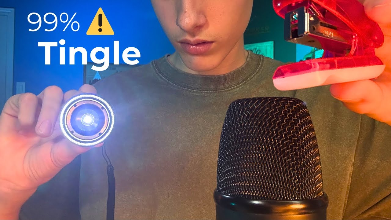 ASMR Eyebrow Piercing 👀💉10 min of tingles✨💤