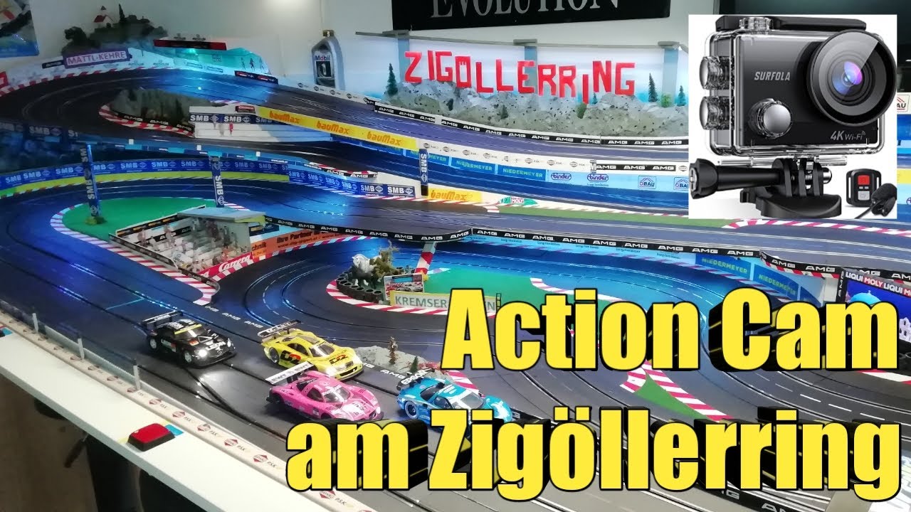 Carrera Slotracing Action Cam Fahrt am Zigöllerring!!! YouTube