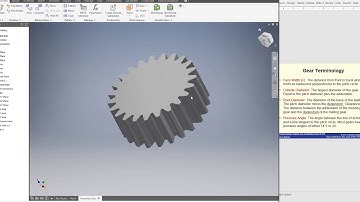 Solid Modelling using Inventor: Lecture#10 (Gears, Dynamic Simulation, Stress Analysis)
