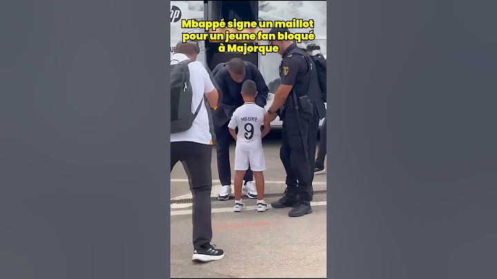 ⚽Kylian Mbappé signe à un jeune fan bloqué à Majorque #mbappe #realmadrid