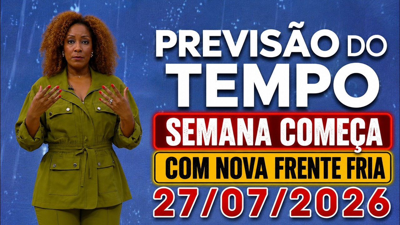 PREVISÃO DO TEMPO: Defesa Civil alerta para temporais severos | Hora 1 27/07