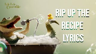 Video thumbnail of "Rip Up The Recipe Lyrics (From "Lyle, Lyle Crocodile") Constance Wu and Shawn Mendes"