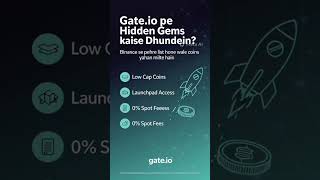 gate io coins, binance listing, crypto early entry, altcoin gems 2026