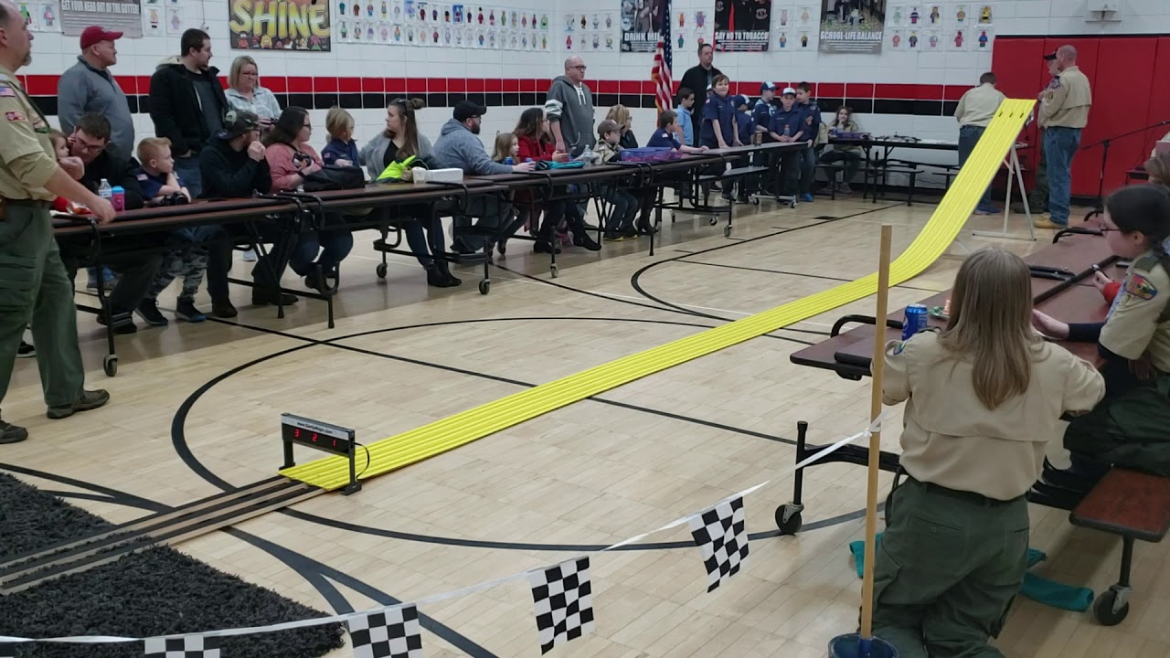 Pinewood Derby Race 2 YouTube
