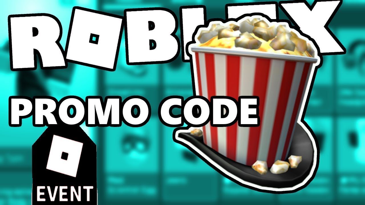 New Promo Code Popcorn Top Hat Roblox Youtube
