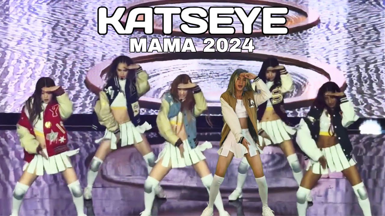 5 KATSEYE and 1 PUSSYKAT (KATSEYE MAMA 2024 DEBUT + DANCEBREAK