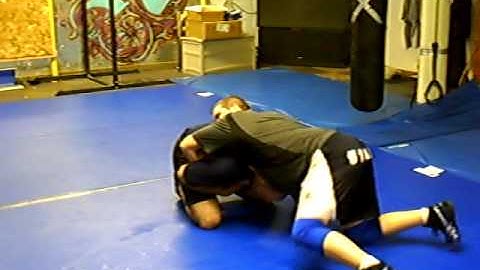 Front Headlock Peek Out Counter