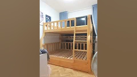 Sản xuất giường tầng gỗ tự nhiên tại đường Quốc Lộ 1A quận Bình Tân TPHCM