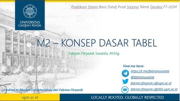 M2  - Konsep Dasar Tabel || Praktikum Sistem Basis Data