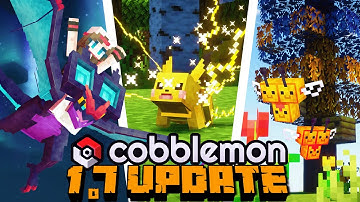 Everything NEW in the COBBLEMON 1.7 UPDATE! (130+ Pokemon, Move Animations and Ride Pokemon)