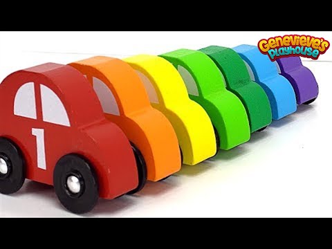 Kids, let's learn Colors, Counting and Vehicle names with ...