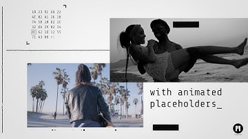 Geometrical Glitches Modular Template for Apple Motion & FCPX