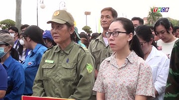 Lễ xuất quân thực hiện các hoạt động tết Quân Dân năm 2024