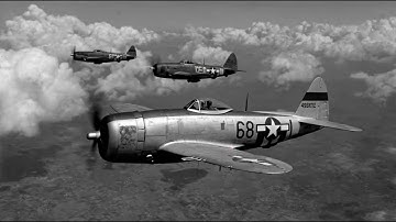 German Pilots Underestimated the P47 Thunderbolt—Until Its Eight Powerful Guns Were Revealed!