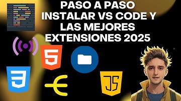 PASO a PASO instalar VISUAL STUDIO CODE mas extensiones 2025