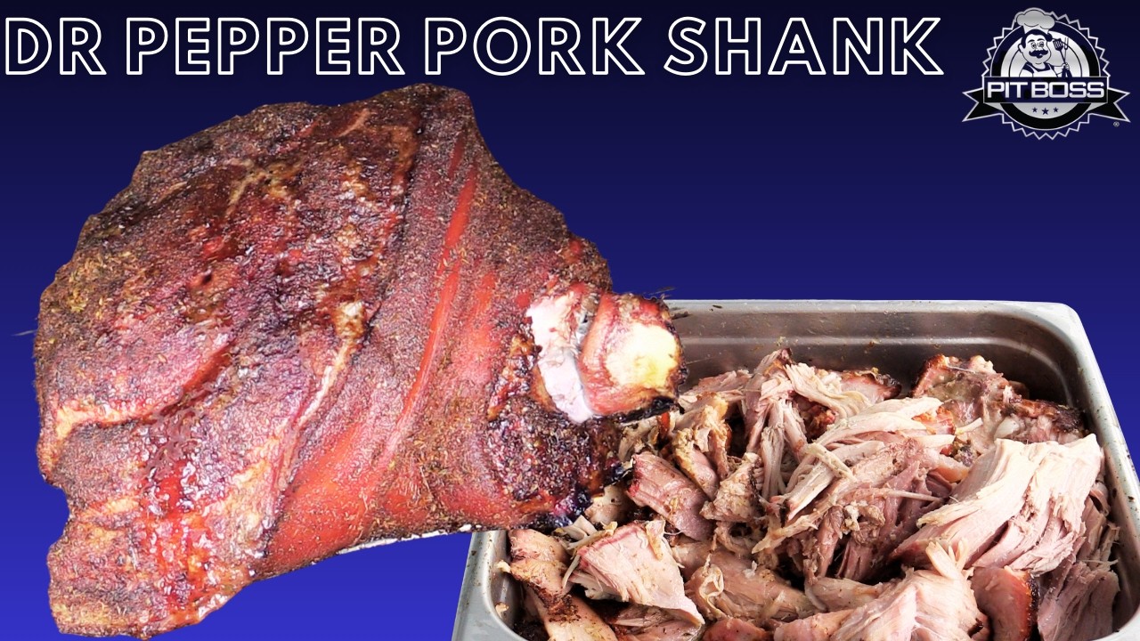 ⁣Can Dr Pepper REALLY Make the Best Smoked Pork Shank?