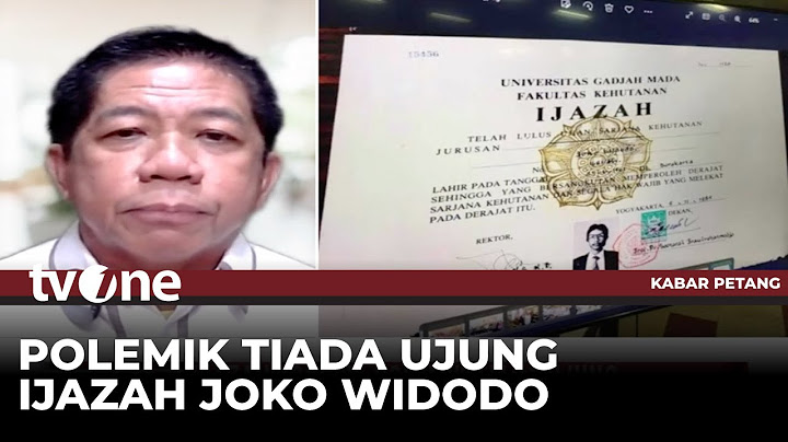 Polemik Ijazah Jokowi, Effendi Gazali: Kedua Kubu Saling Bantah & Saling Klaim | Kabar Petang tvOne