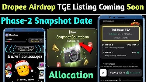 🌐Dropee Airdrop TGE Listing Updates | Dropee Airdrop Allocation Checker Live | Dropee New Updates
