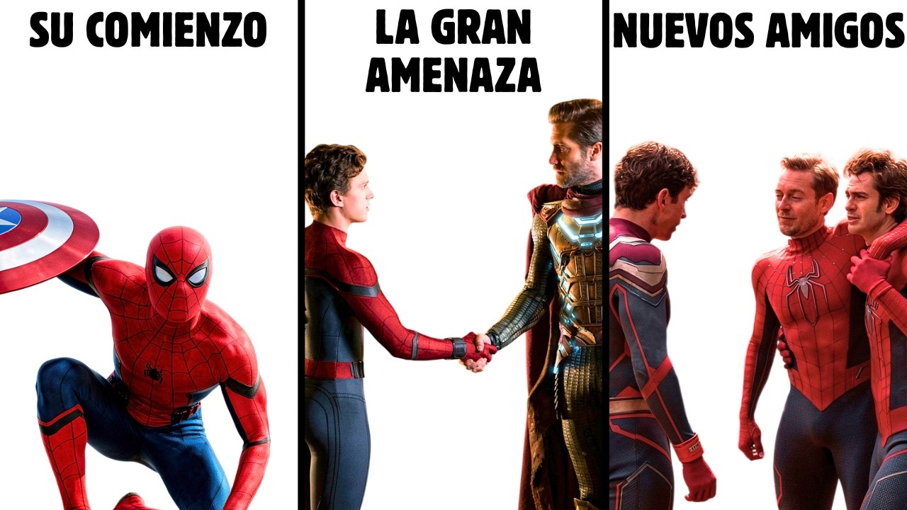 Recorrido COMPLETO de Spider-Man en el UCM EXPLICADO en Detalle